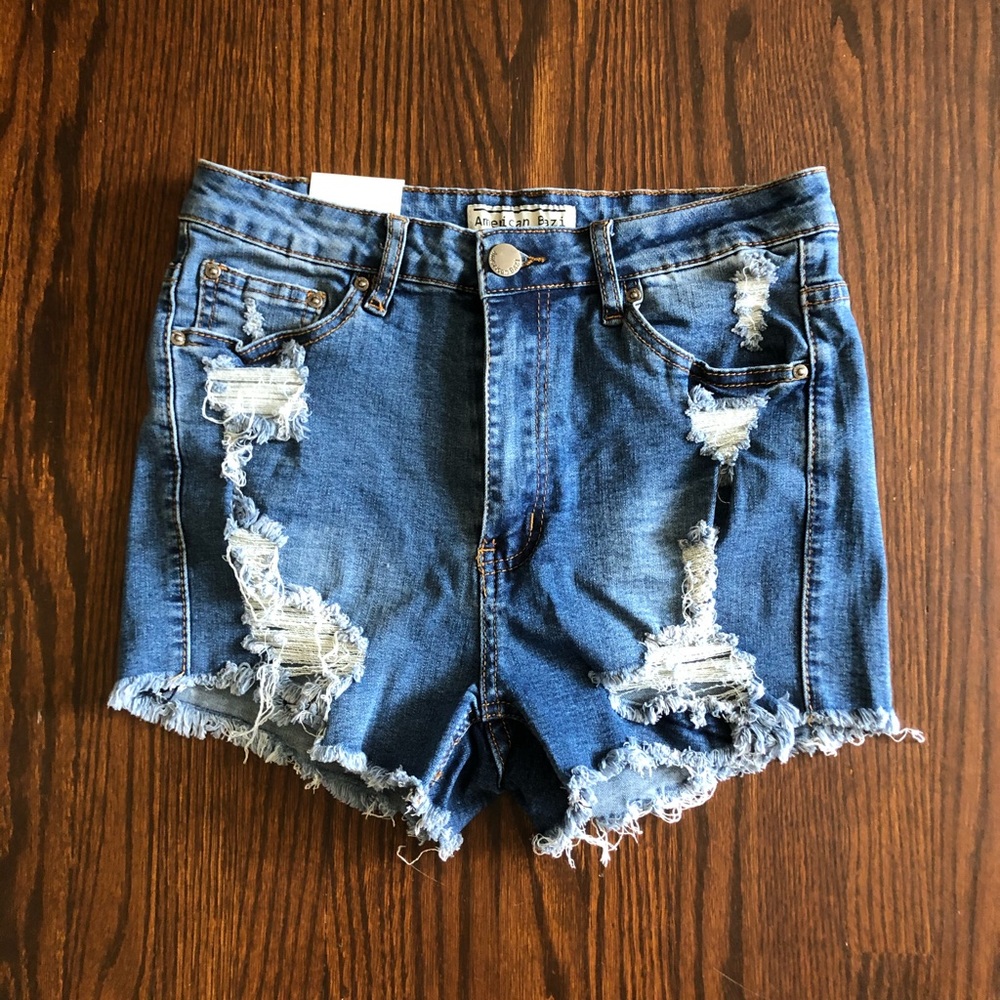 Forever 21 High-Rise Skinny Cutoff Shorts